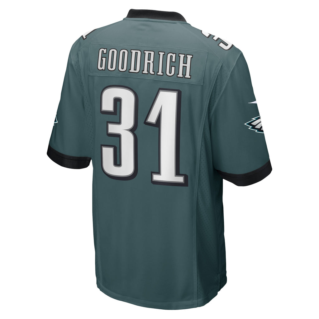 Mario Goodrich Philadelphia Eagles Game Player Jersey - Midnight Green