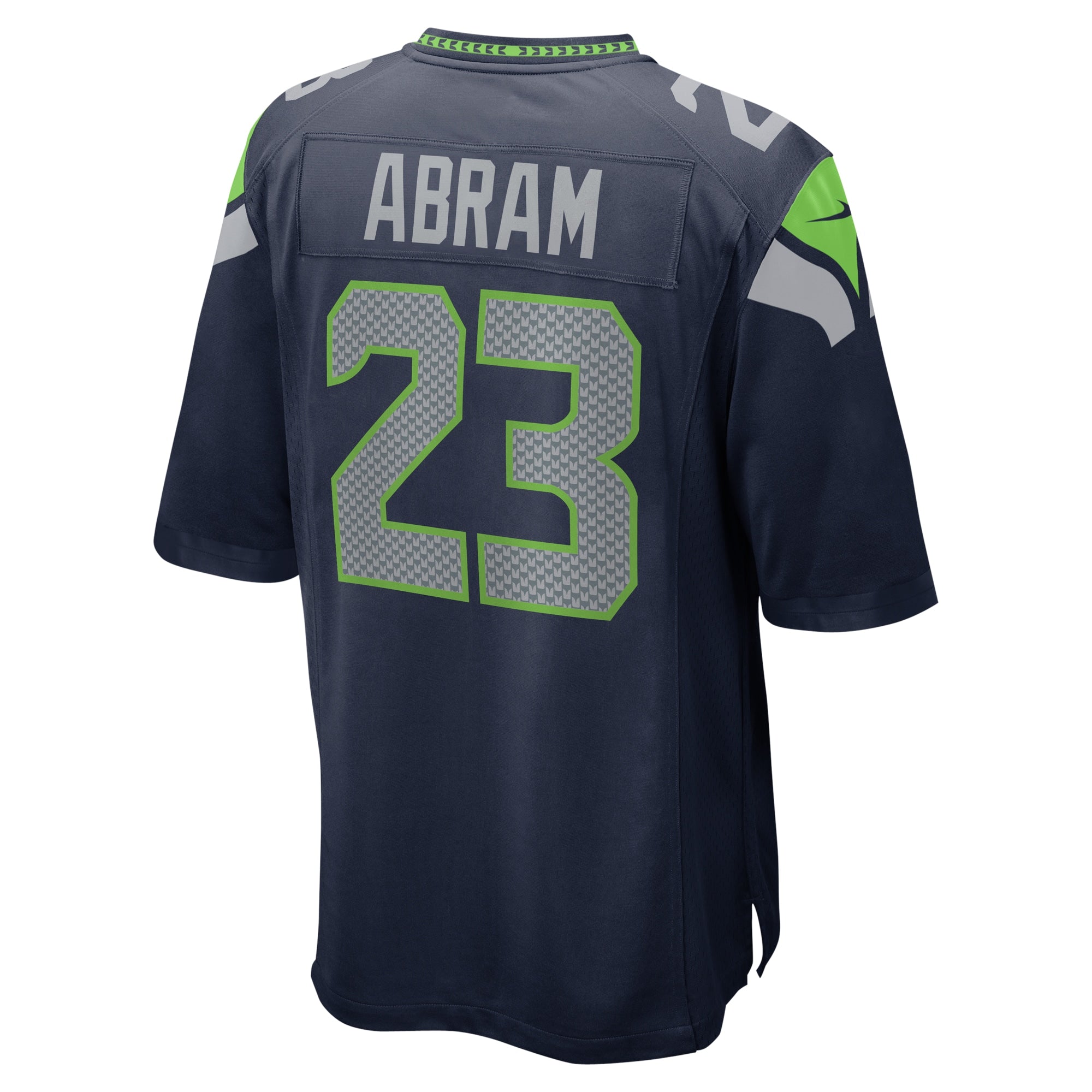 Johnathan Abram Seattle Seahawks Home Game Player Jersey - College Navy