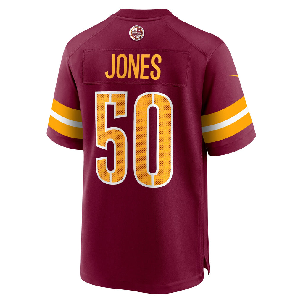Andre Jones Jr. Washington Commanders Team Game Jersey - ?Burgundy