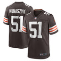 Jordans Kunaszyk Cleveland Browns Game Player Jersey - Brown