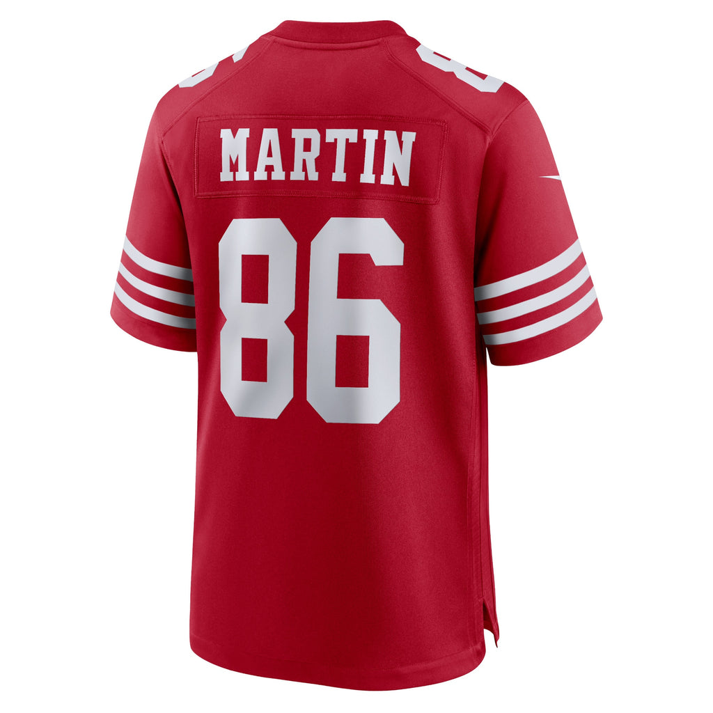 Tay Martin San Francisco 49ers Home Game Player Jersey - Scarlet