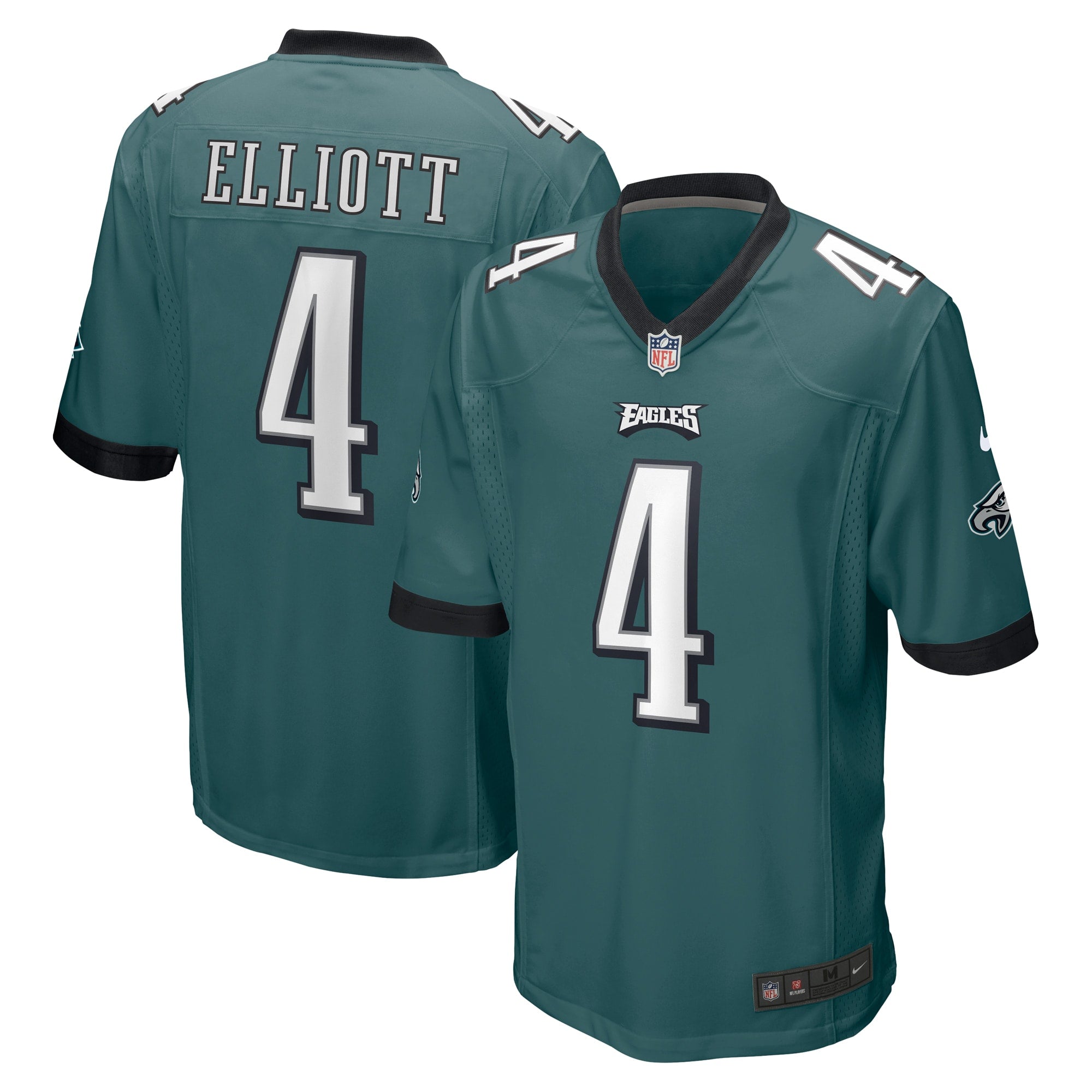 Jake Elliott Philadelphia Eagles Game Jersey - Midnight Green