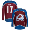Brad Hunt Colorado Avalanche Home Primegreen Authentic Pro Jersey - Burgundy