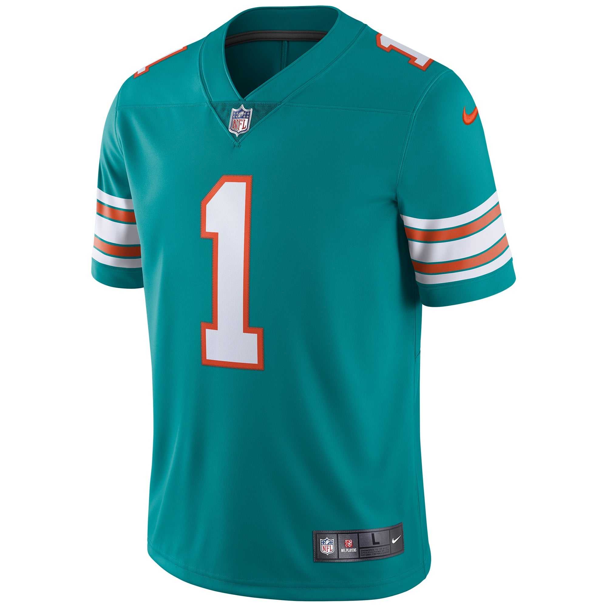 Tua Tagovailoa Miami Dolphins Alternate Vapor Limited Jersey - Aqua