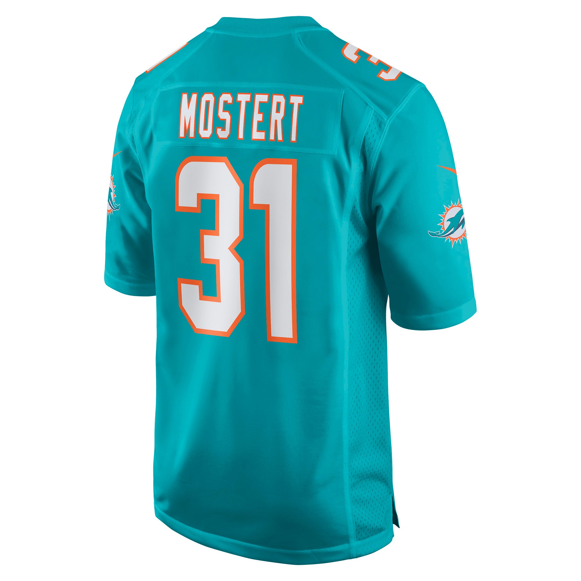 Raheem Mostert Miami Dolphins Game Jersey - Aqua
