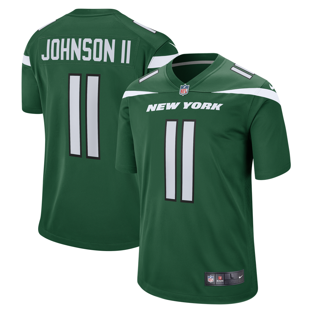 Jermaine Johnson II New York Jets Game Jersey - Gotham Green