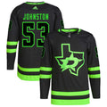 Wyatt Johnston Dallas Stars Alternate Primegreen Authentic Pro Jersey - Black