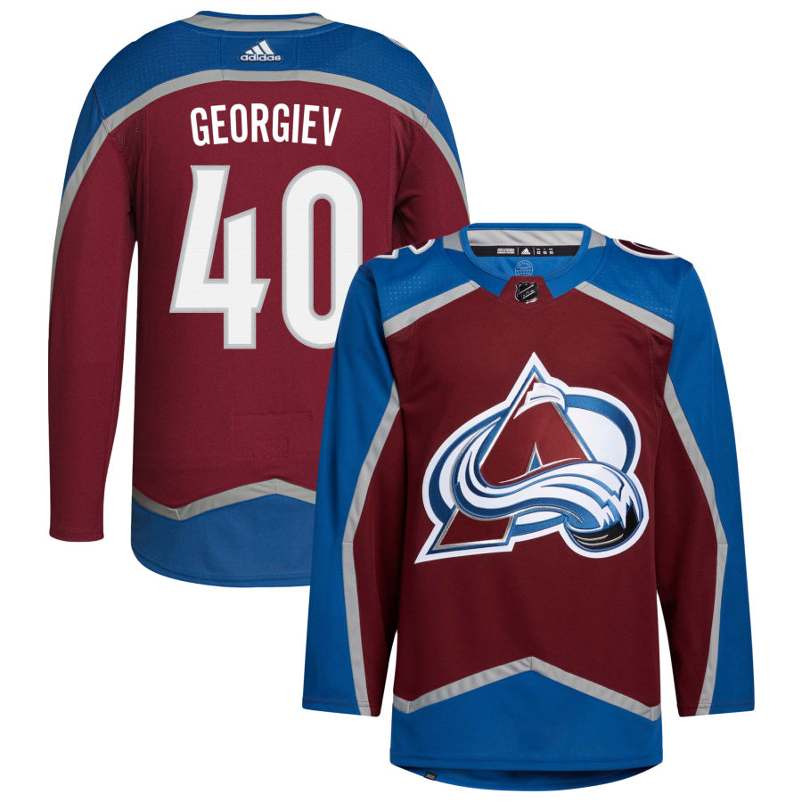 Alexandar Georgiev Colorado Avalanche Home Primegreen Authentic Pro Jersey - Burgundy