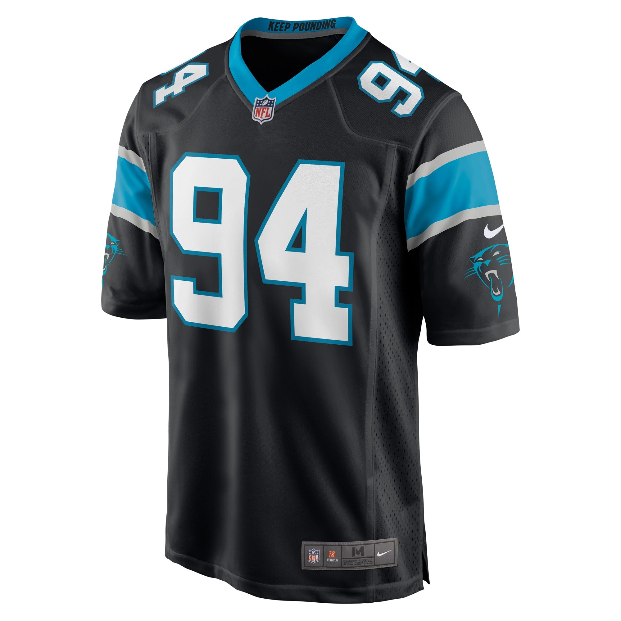 Henry Anderson Carolina Panthers Game Player Jersey - Black