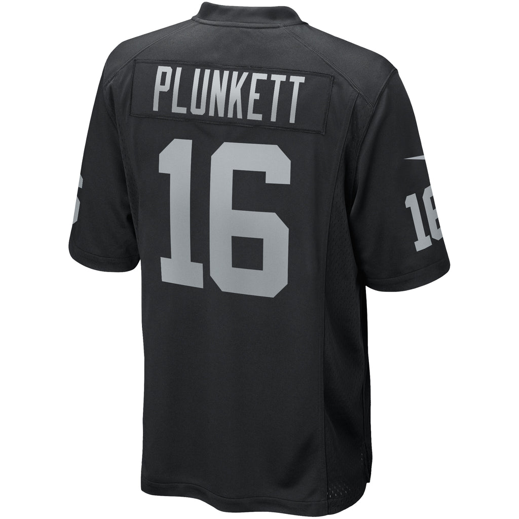 Jim Plunkett Las Vegas Raiders Game Retired Player Jersey - Black