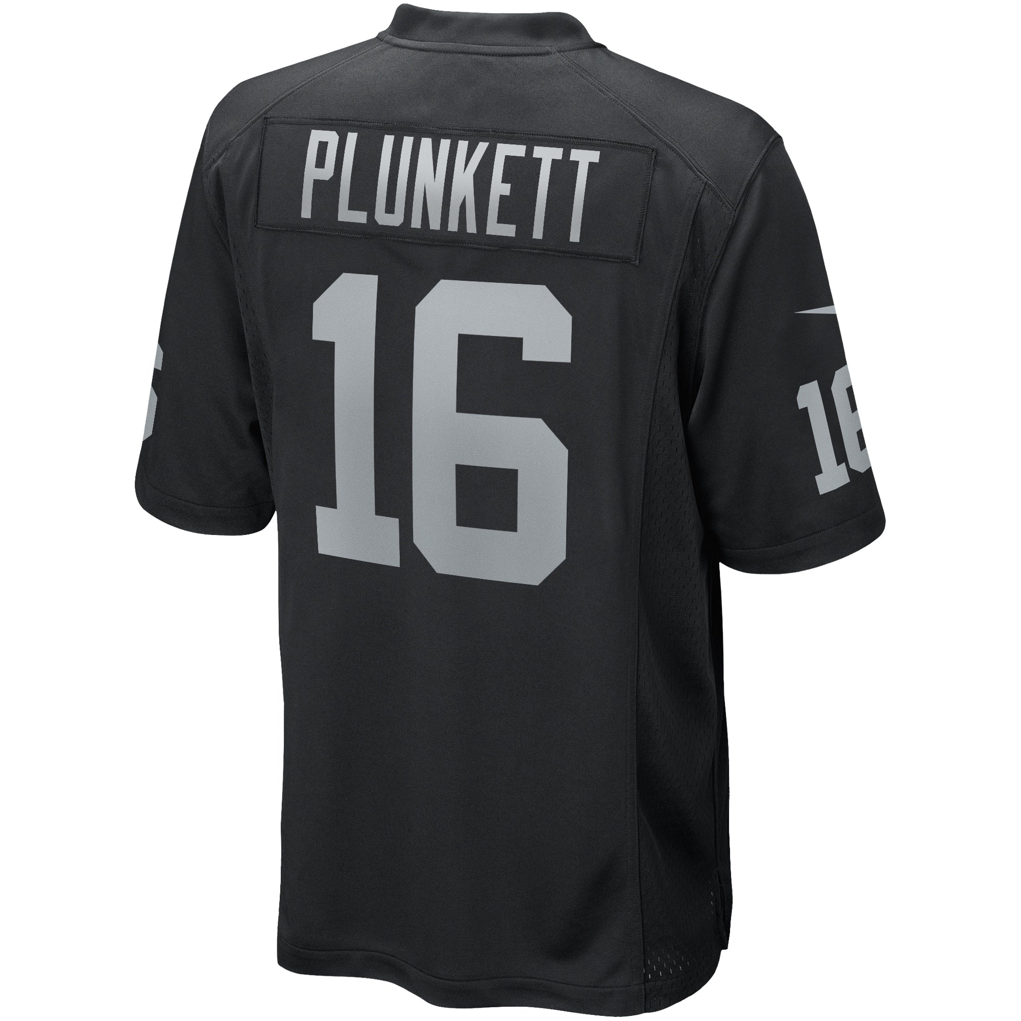 Jim Plunkett Las Vegas Raiders Game Retired Player Jersey - Black