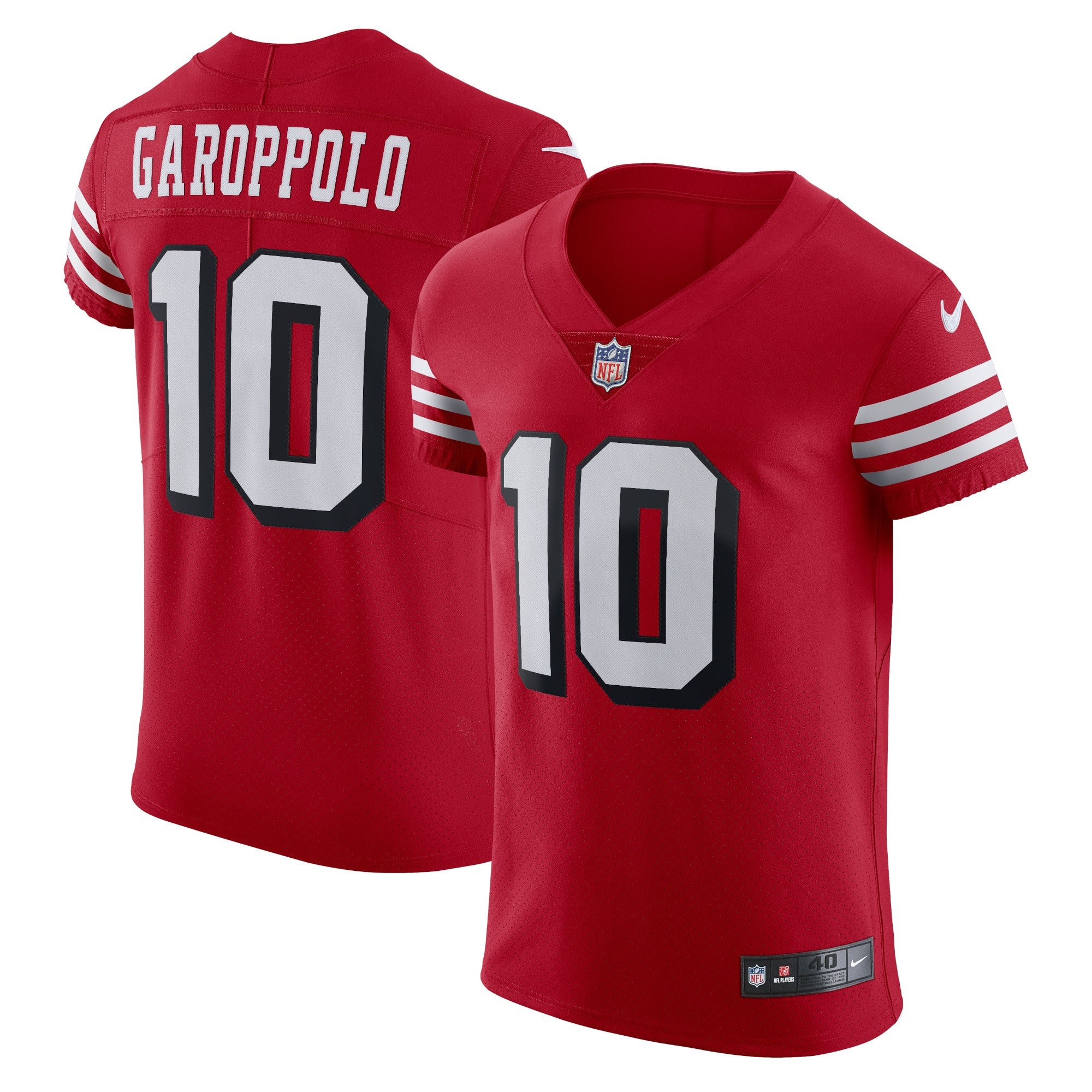 Jimmy Garoppolo San Francisco 49ers Alternate Vapor Elite Jersey - Scarlet