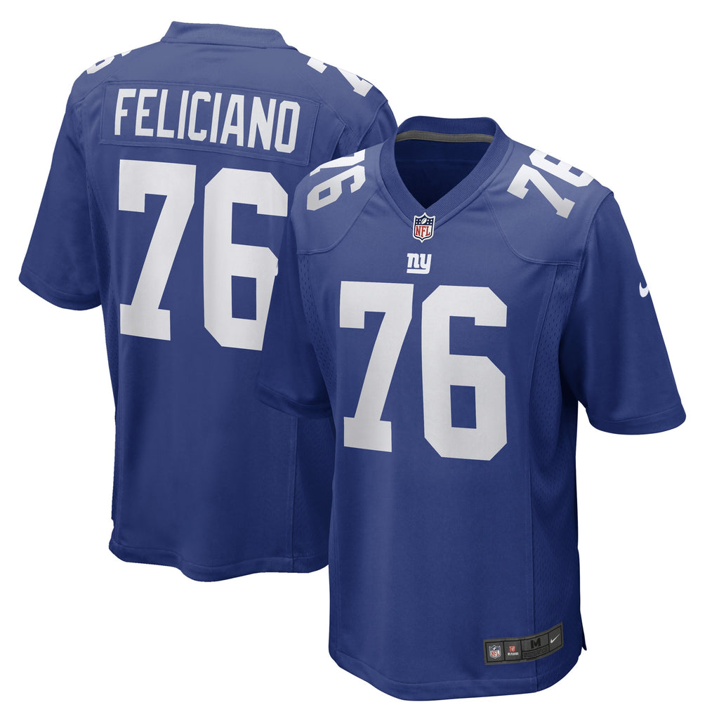 Jon Feliciano New York Giants Game Player Jersey - Royal