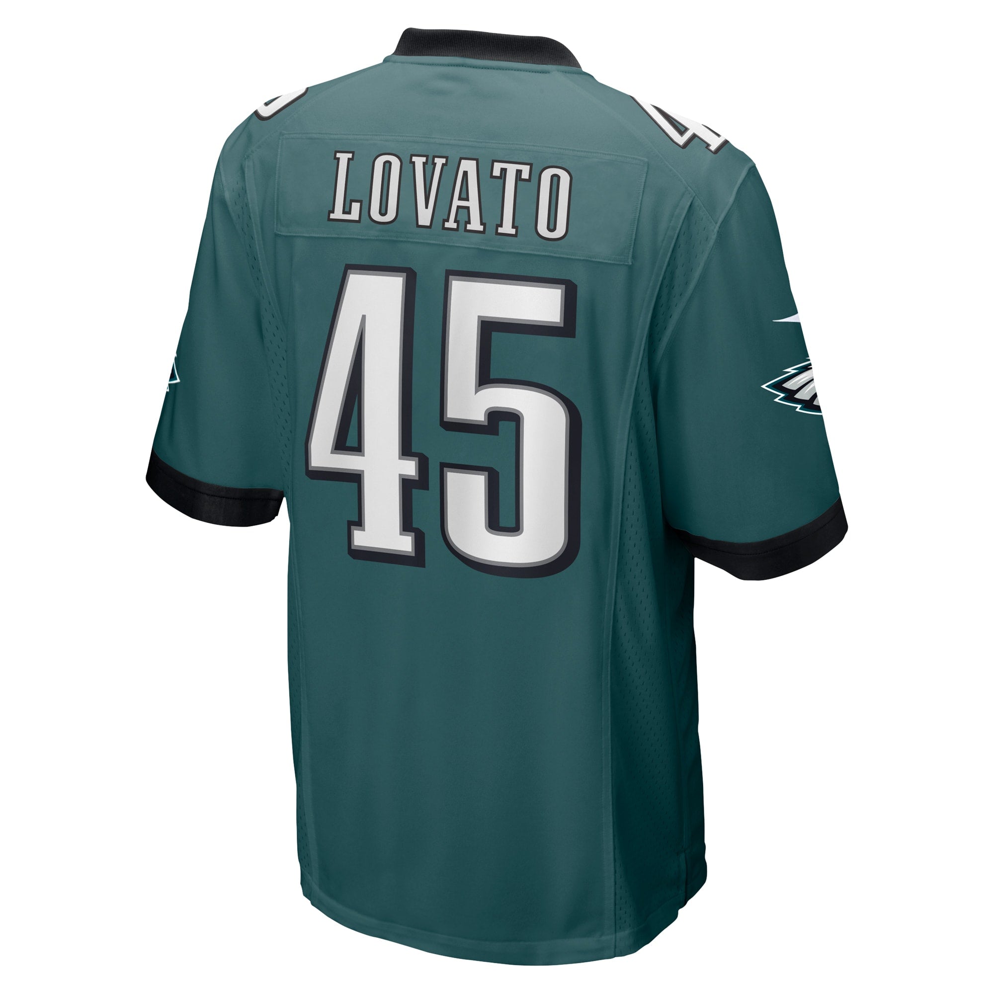 Rick Lovato Philadelphia Eagles Game Jersey - Midnight Green