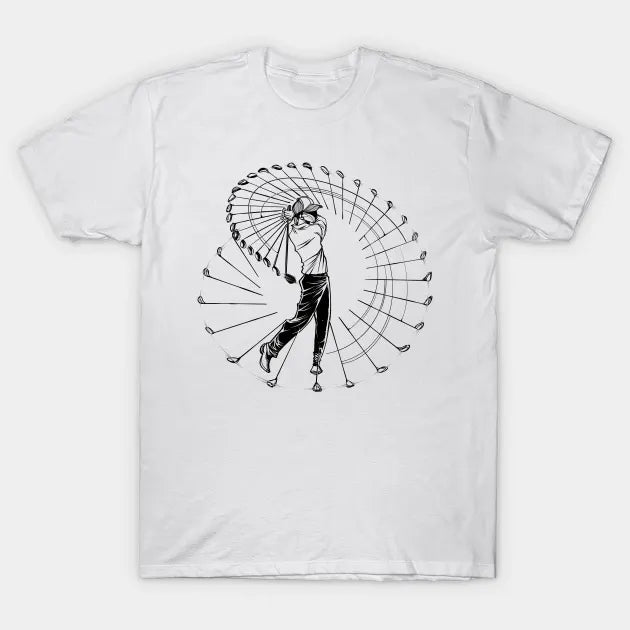 Stroboscopic Golf Swing T-Shirt