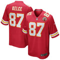Travis Kelce Kansas City Chiefs Game Jersey - Red