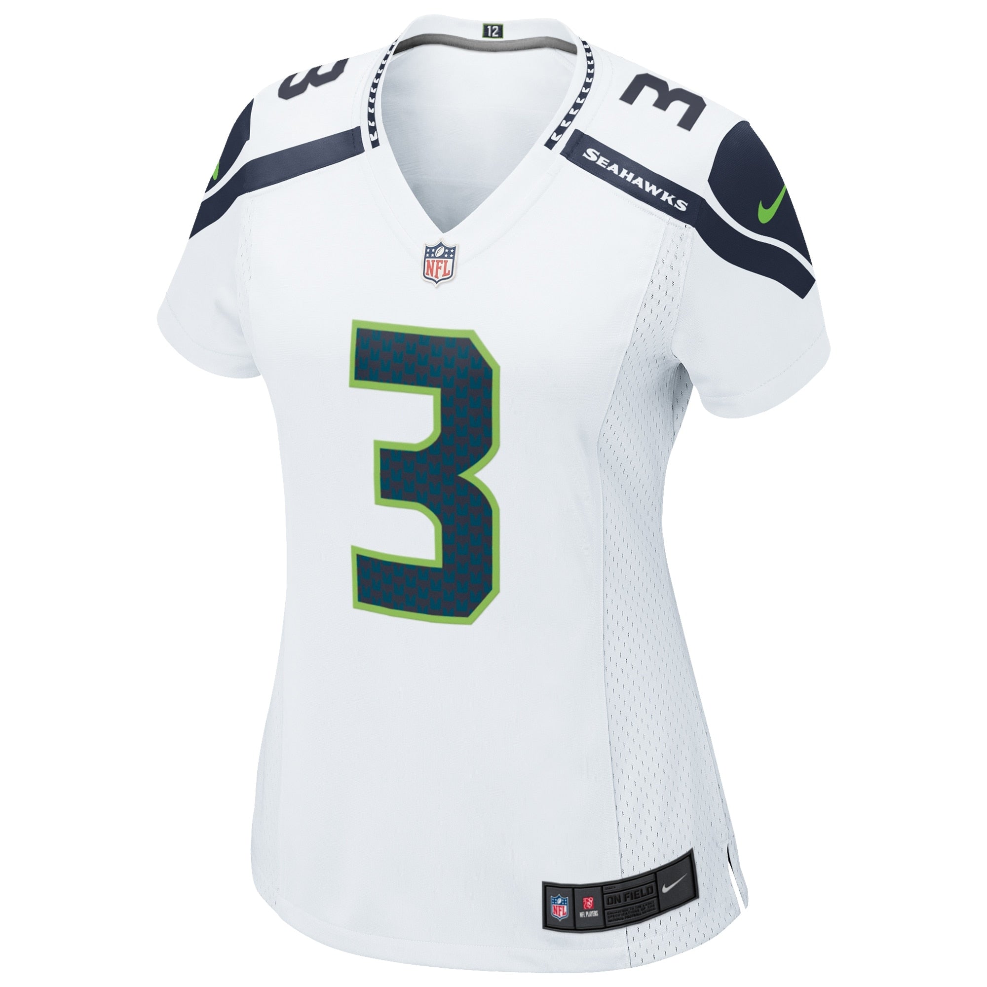 Russell Wilson Seattle Seahawks Women's Game Jersey - White