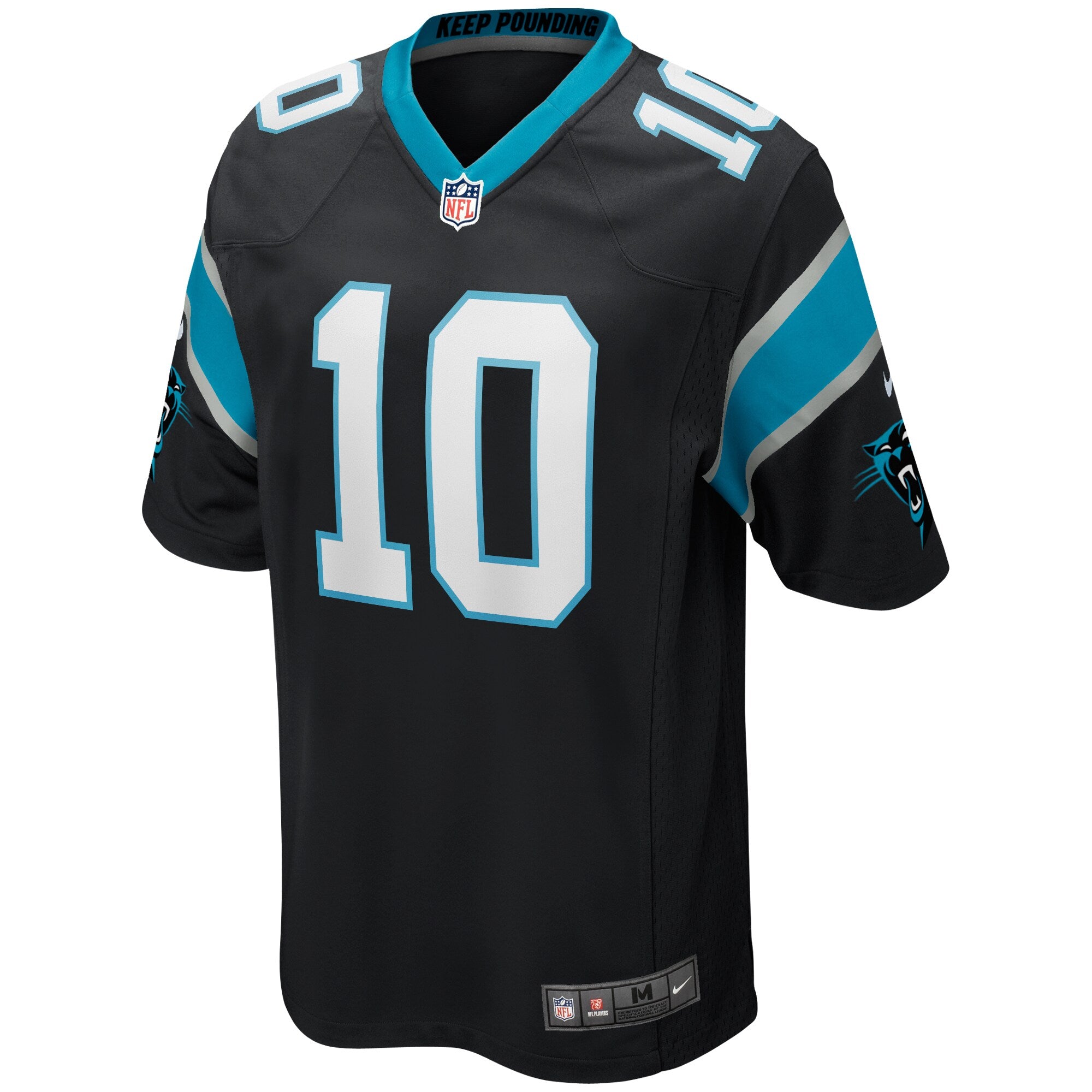 Curtis Samuel Carolina Panthers Game Jersey - Black