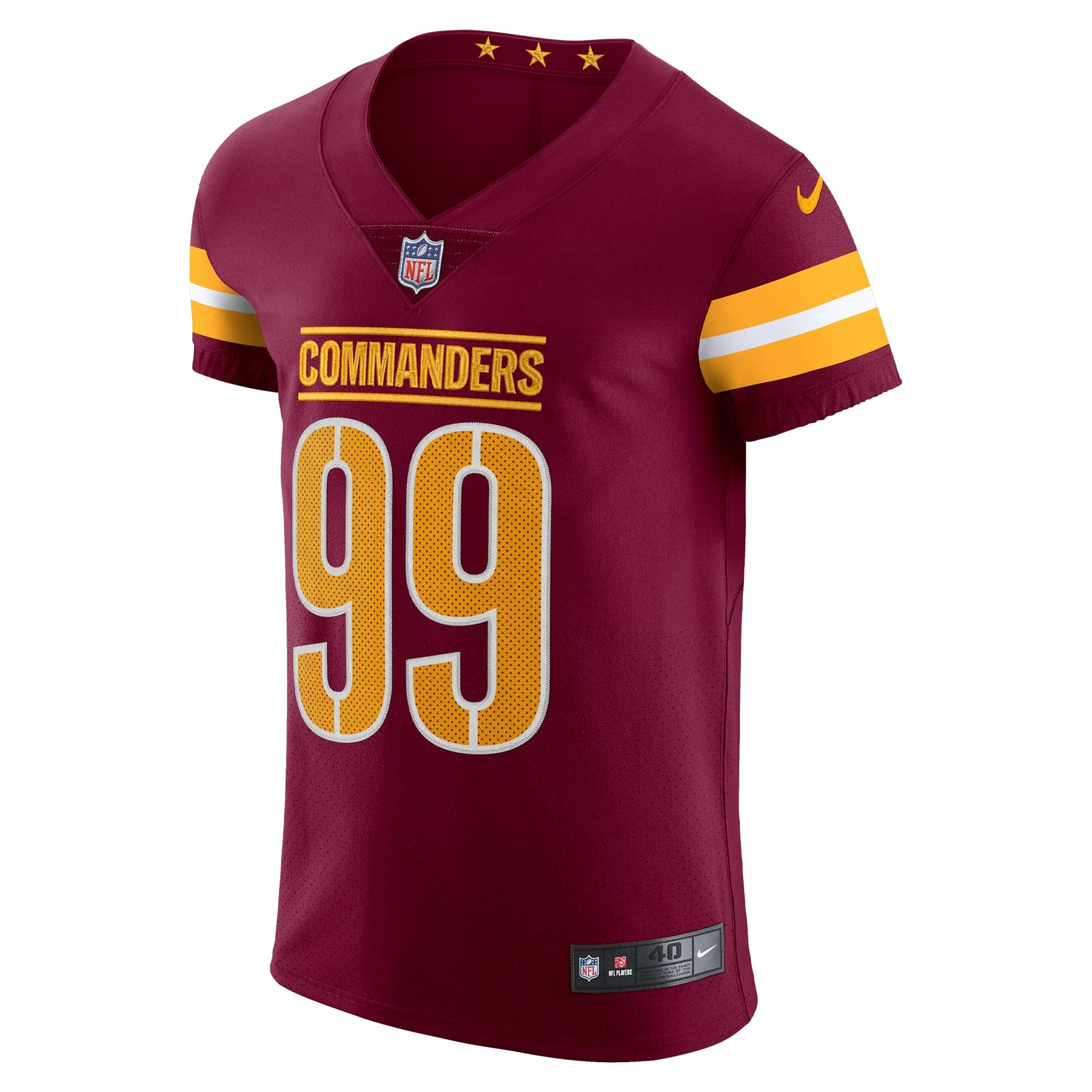 Chase Young Washington Commanders Vapor Elite Jersey - Burgundy