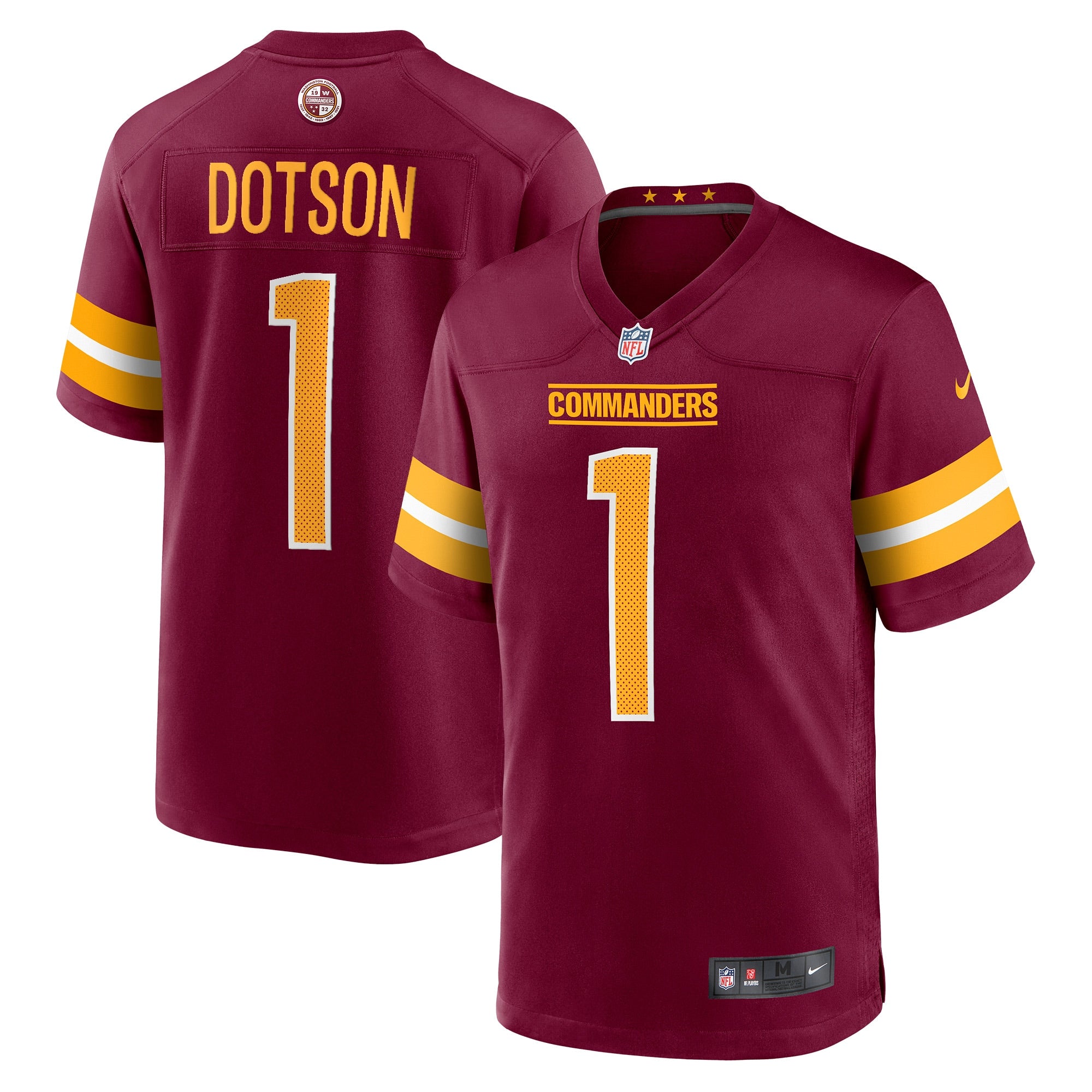 Jahan Dotson Washington Commanders Player Game Jersey - Burgundy