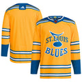 St. Louis Blues Reverse Retro 2.0 Authentic Blank Jersey - Yellow