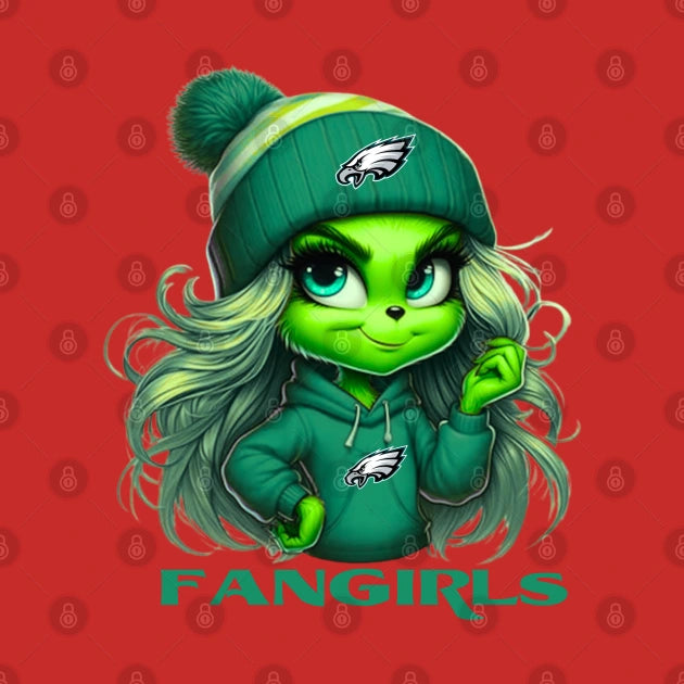 Fan Girl Philadelphia Eagles Football,Christmas Girls Hoodie