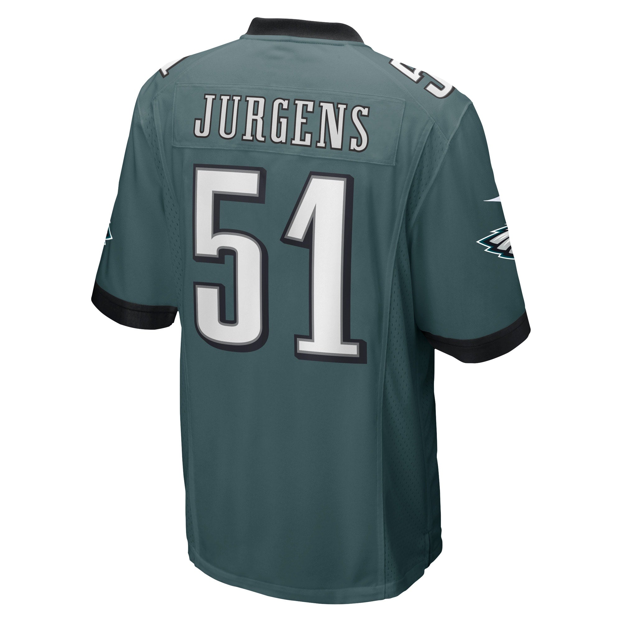 Cam Jurgens Philadelphia Eagles Game Player Jersey - Midnight Green