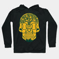 Oakland Baseball Sugar Skull Sticker Hoodie