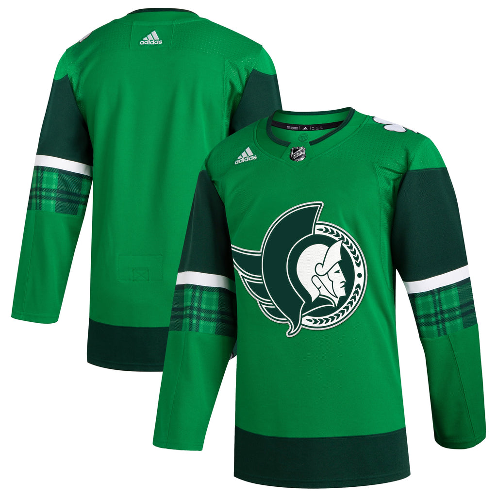 Ottawa Senators 2023 St. Patrick's Day Primegreen Authentic Jersey - Kelly Green
