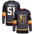 Byron Froese Vegas Golden Knights Alternate Authentic Pro Jersey - Gray