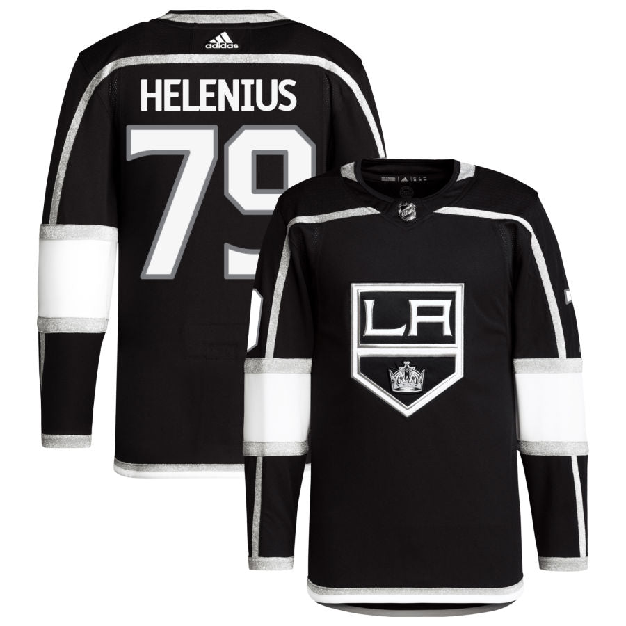 Samuel Helenius Los Angeles Kings Home Primegreen Authentic Pro Jersey - Black