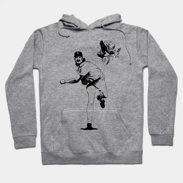 Randy Johnson Hits The Bird Retro Hoodie