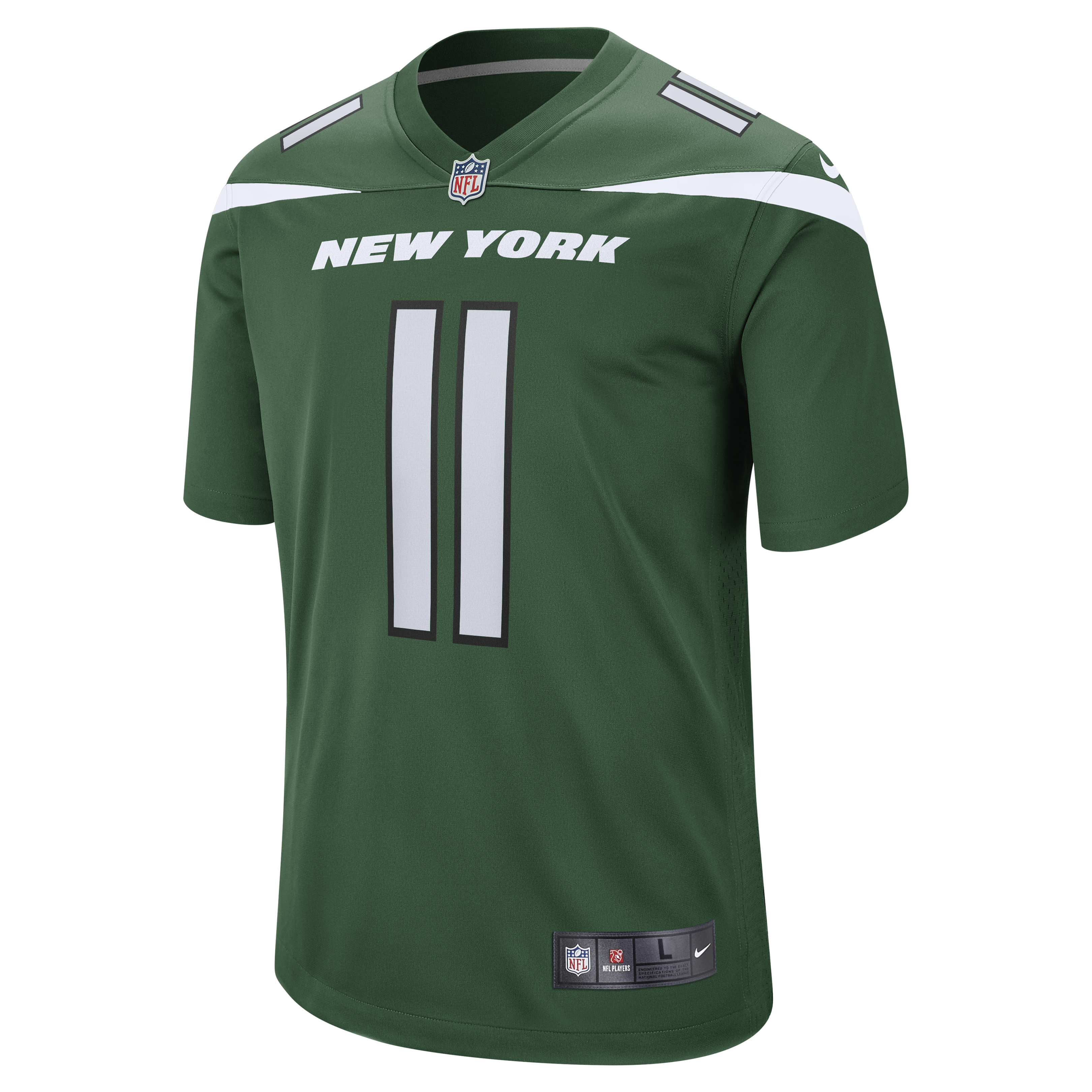 Jermaine Johnson II New York Jets Game Jersey - Gotham Green