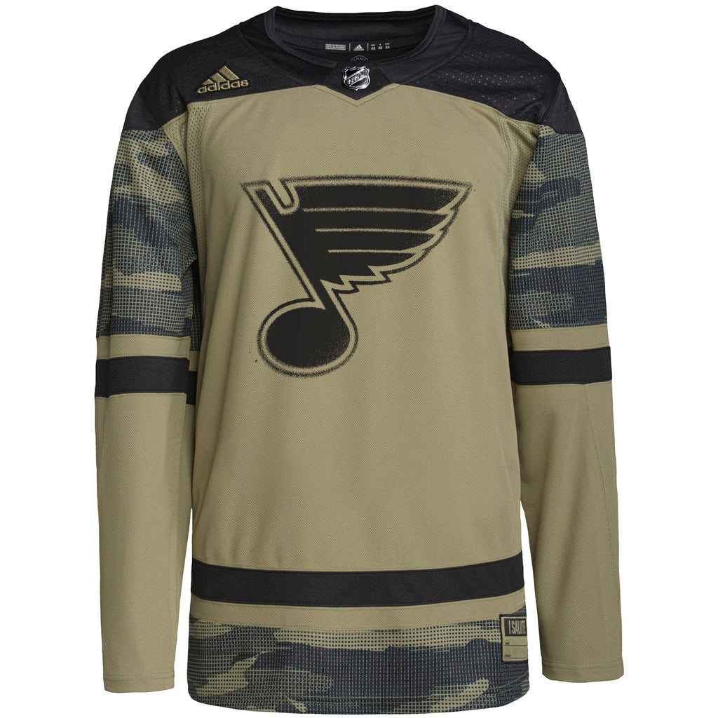 St. Louis Blues Military Appreciation Team Authentic Practice Jersey - Camo