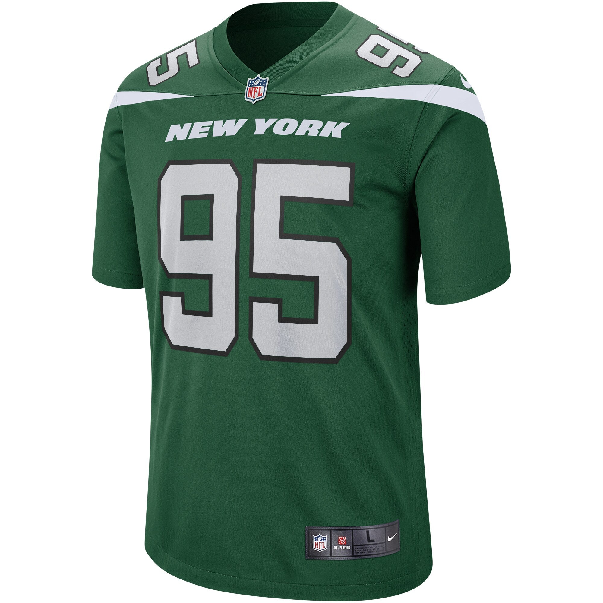 Quinnen Williams New York Jets Game Jersey - Gotham Green