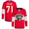 Rasmus Asplund Florida Panthers Home Primegreen Authentic Pro Jersey - Red