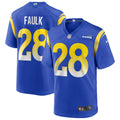 Marshall Faulk Los Angeles Rams Game Retired Player Jersey - Royal