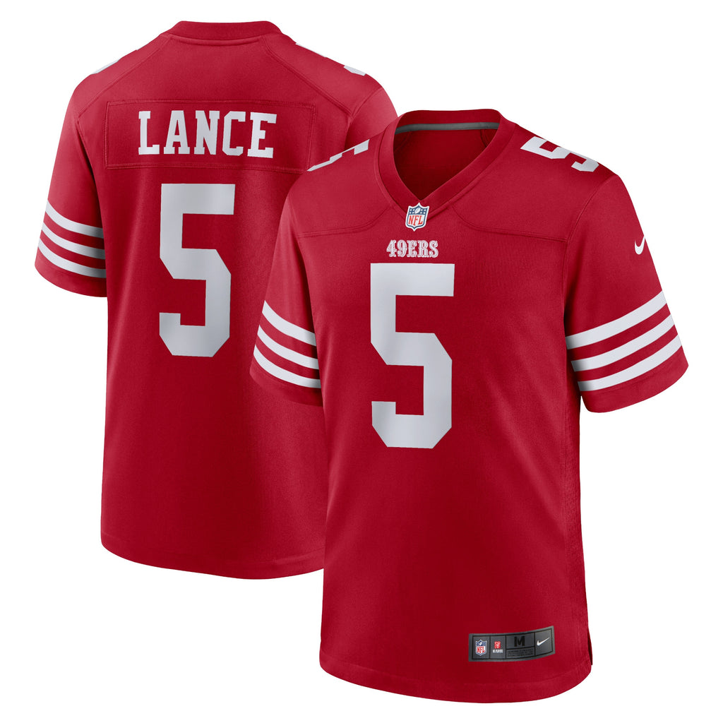 Trey Lance San Francisco 49ers Game Player Jersey - Scarlet