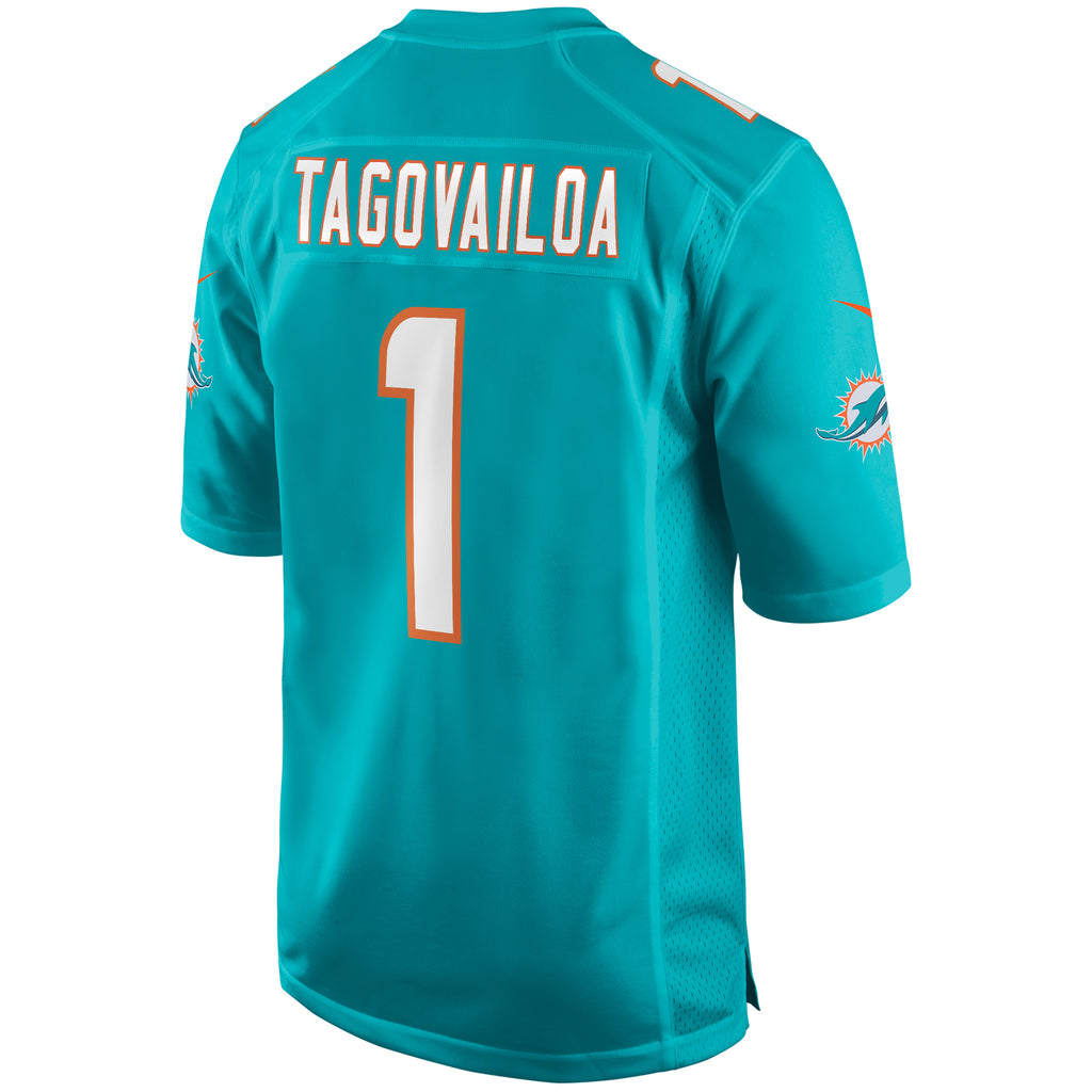 Tua Tagovailoa Miami Dolphins Player Game Jersey - Aqua