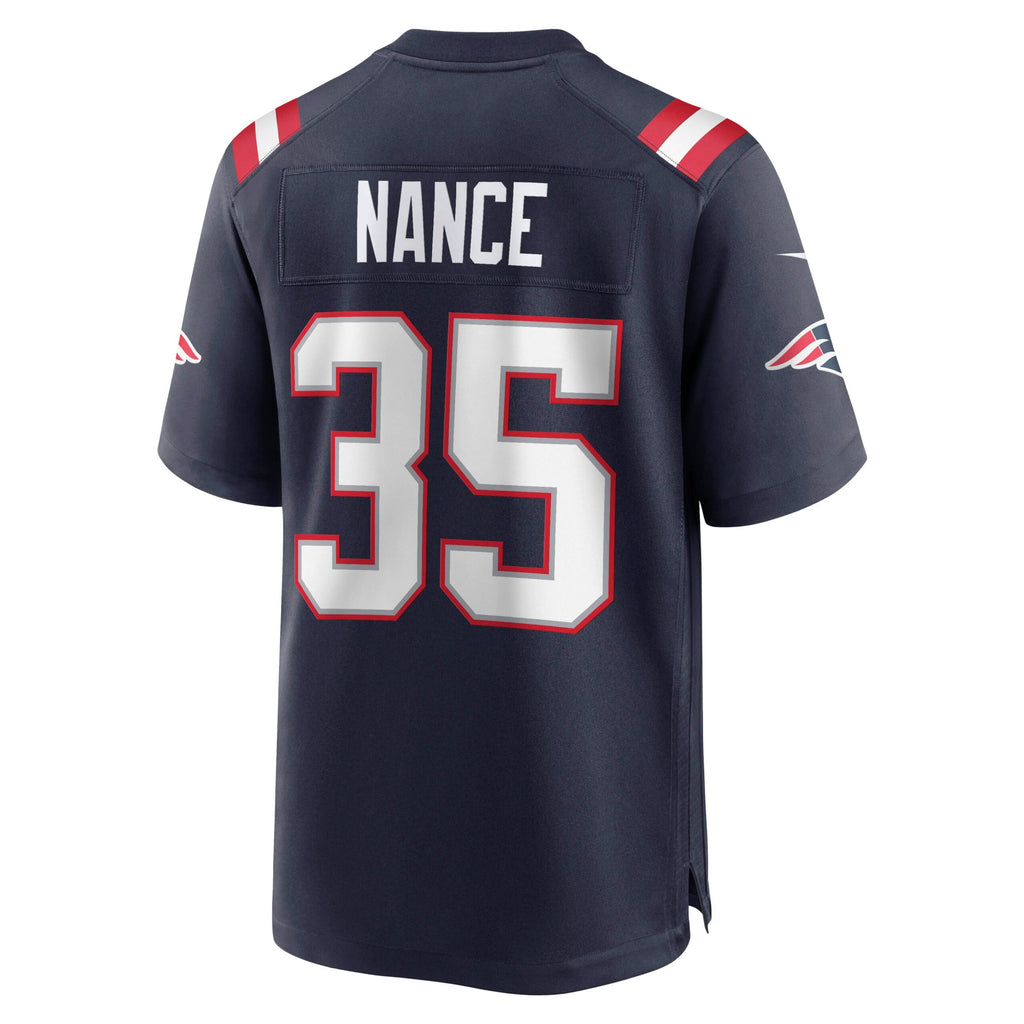 Jim Nance New England Patriots Retired Player Jersey - Navy