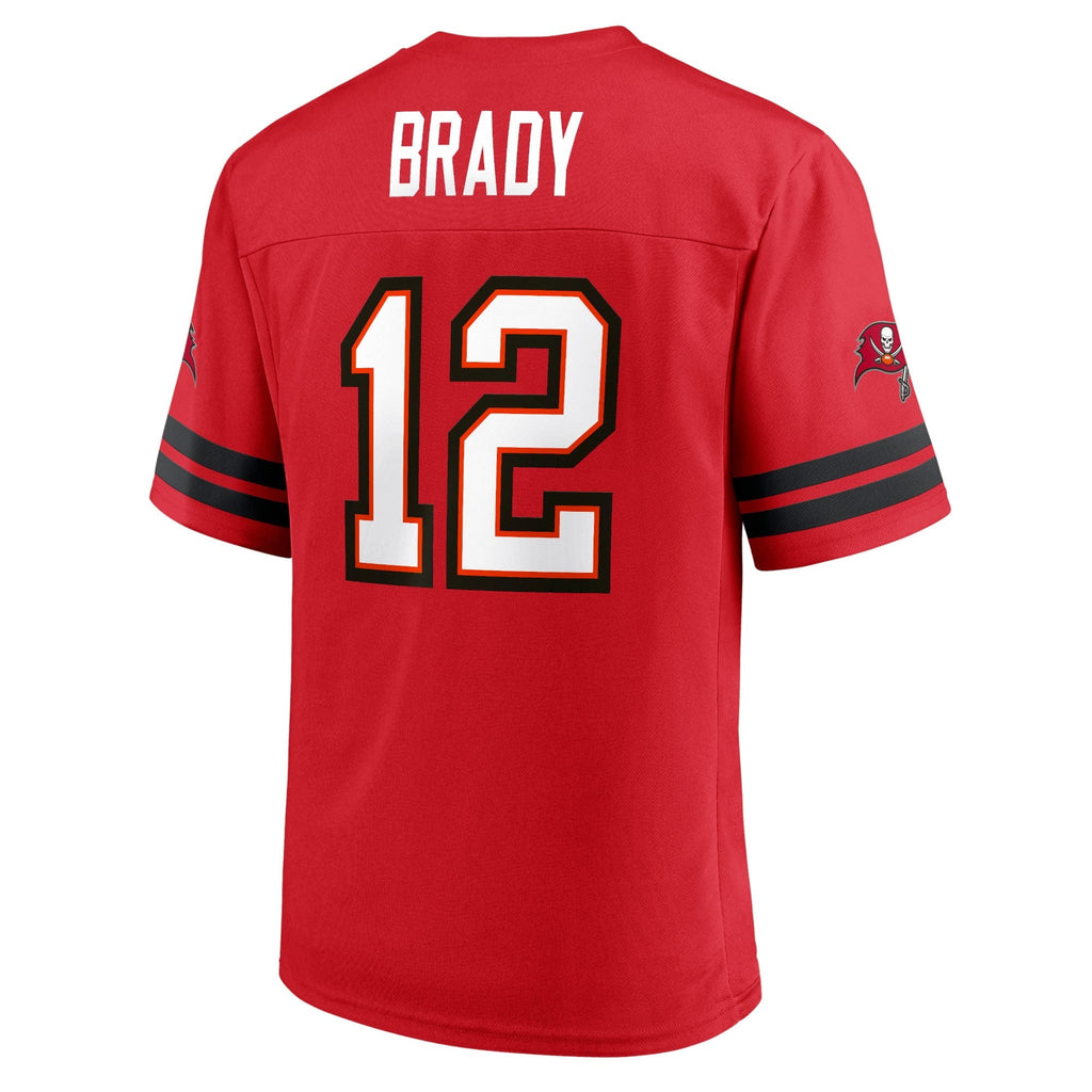 Men's Fanatics Branded Tom Brady Red Tampa Bay Buccaneers Replica Player Jersey
