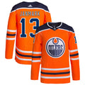 Mattias Janmark Edmonton Oilers Home Authentic Pro Jersey - Orange