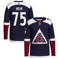Arvid Holm Colorado Avalanche 2018/19 Alternate Primegreen Authentic Pro Jersey - Navy