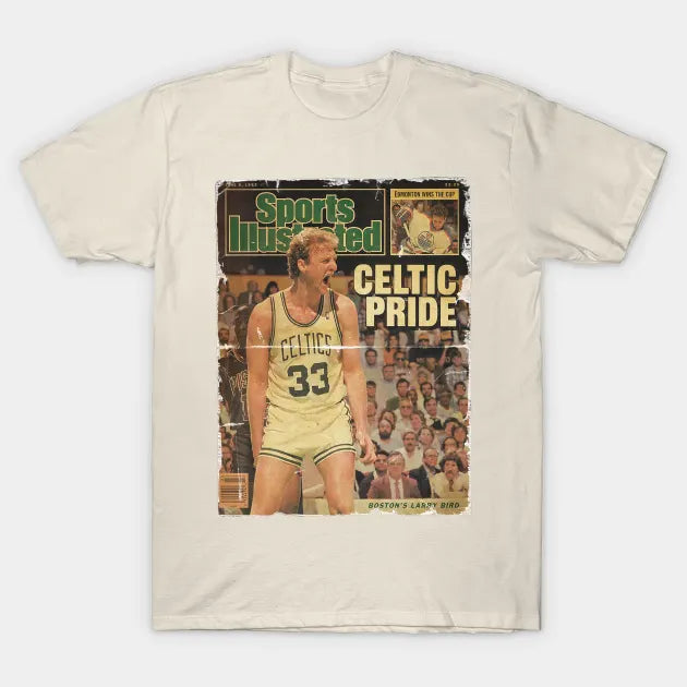 Larry Bird Pride  Vintage Cover Style T-Shirt