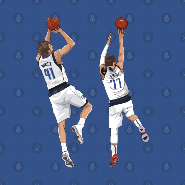 Luka Doncic X Dirk Nowitzki Hoodie