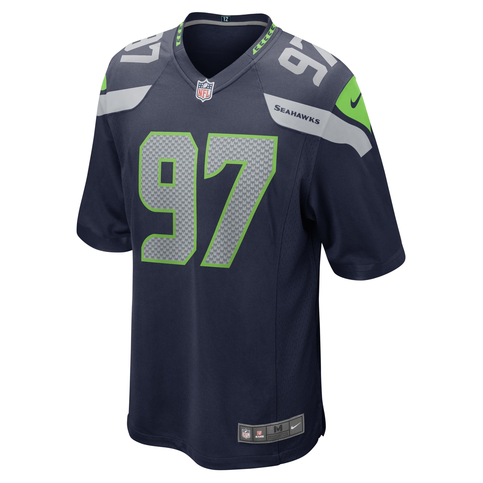 Poona Ford Seattle Seahawks Game Jersey - College Navy