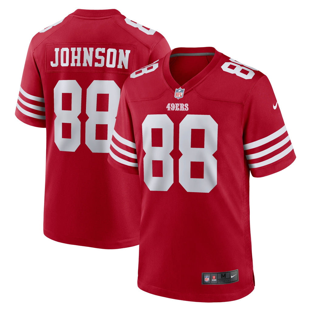 Tyron Johnson San Francisco 49ers Team Game Jersey - Scarlet