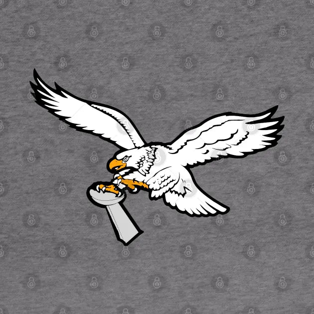 Super Bowl Lix (59) Eagles Kelly Green Trophy Philadelphia Champions Hoodie