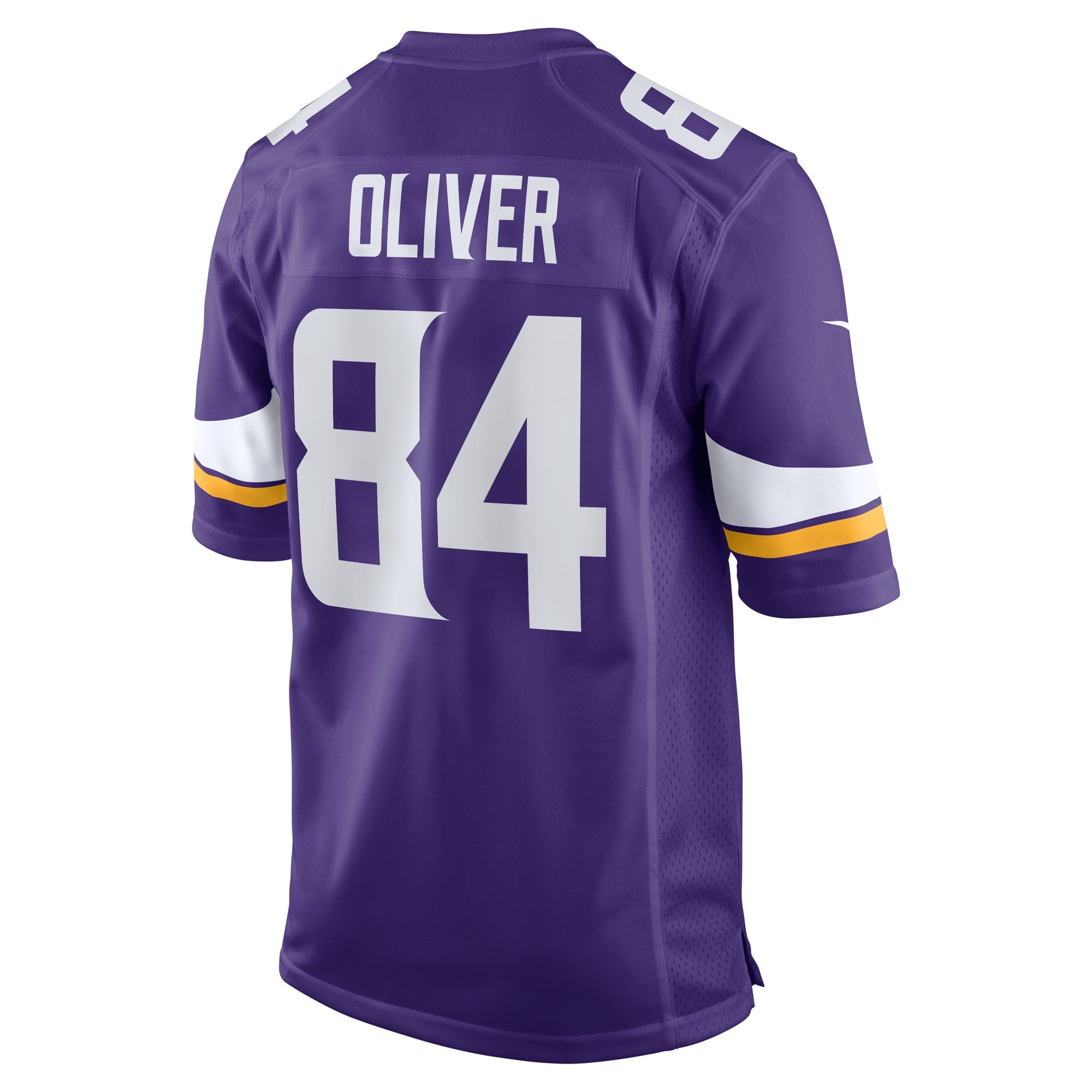 Josh Oliver Minnesota Vikings Game Player Jersey - Purple