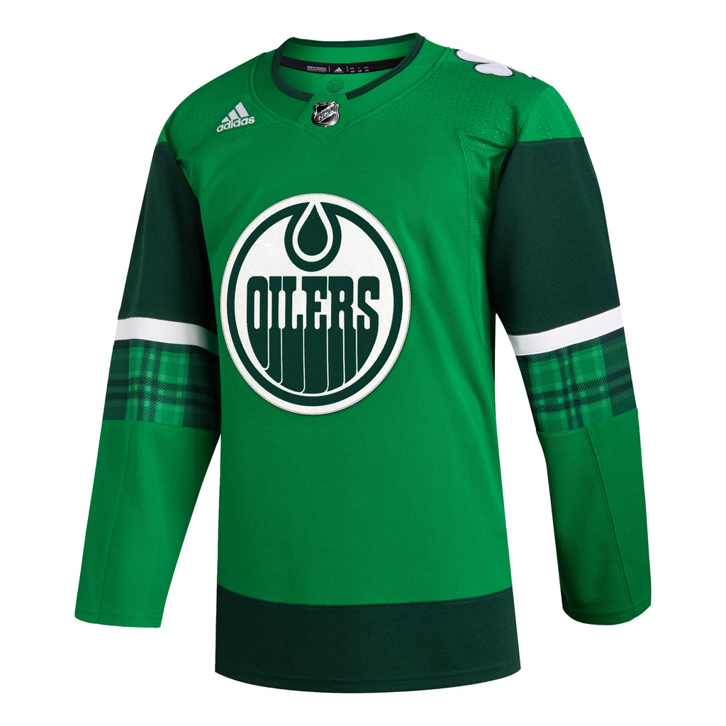 Edmonton Oilers 2023 St. Patrick's Day Primegreen Authentic Jersey - Kelly Green